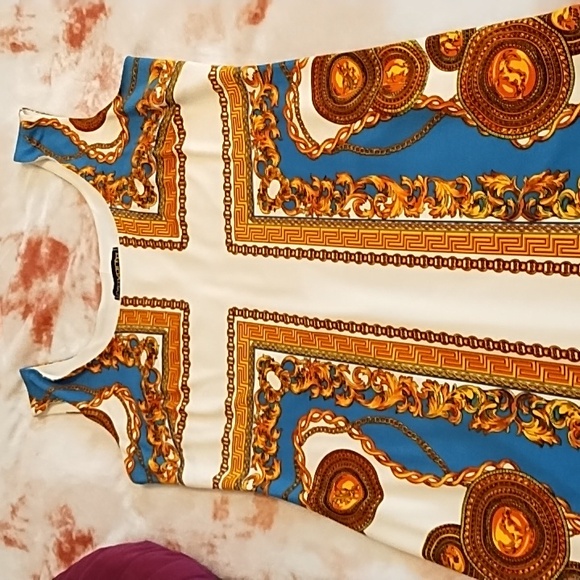 Vintage Evo Vorro Chain Print Dress - Picture 7 of 10